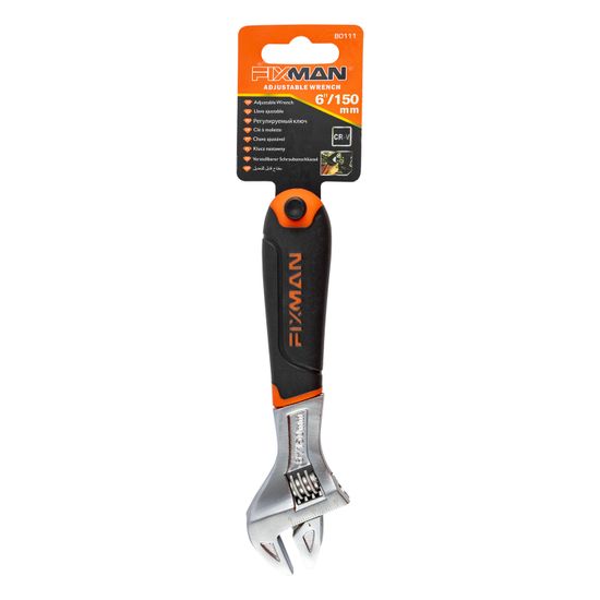 FIXMAN Adjustable Wrench 6" 0-19.5mm